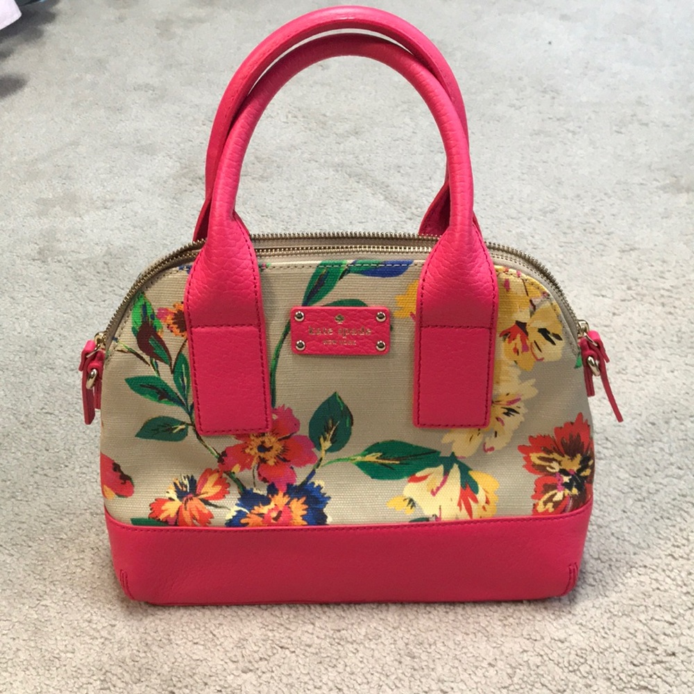 kate spade ♠️ floral handbag